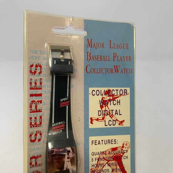 NEW Vintage 1990 Ken Griffey Jr Collector Series Digital Watch - Picture 3 of 5